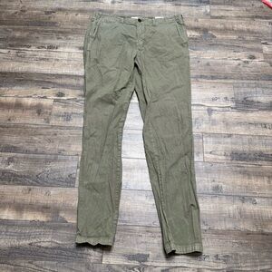 Billy Reid Chino Sage Green Pant Men's Size 34 Casual